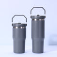 Load image into Gallery viewer, Stainless Steel Tumbler with Straw, Vacuum Insulated Water Bottle