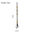 Load image into Gallery viewer, Stainless Steel Drinking Straw & Spoon in 1, Reusable Metal Washable Filter Straw