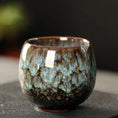 Load image into Gallery viewer, Tea Cup Kiln Transformation Ceramic Espresso Cup