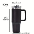 Load image into Gallery viewer, 40oz 304 Stainless Steel Thermal Water Bottle With Handle & Straw