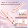 Load image into Gallery viewer, Waterproof Rechargeable Electric Double Headed Shaver For Women Bikini Trimmer Body Hair Remover