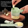 Load image into Gallery viewer, 4IN1 Electric Vegetable Cutter Set Handheld Wireless Electric Garlic Masher Food Chopper Meat Grinder Machine Food Peeler Slicer