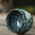 Load image into Gallery viewer, Tea Cup Kiln Transformation Ceramic Espresso Cup