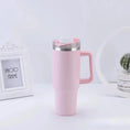Load image into Gallery viewer, 40oz 304 Stainless Steel Thermal Water Bottle With Handle & Straw