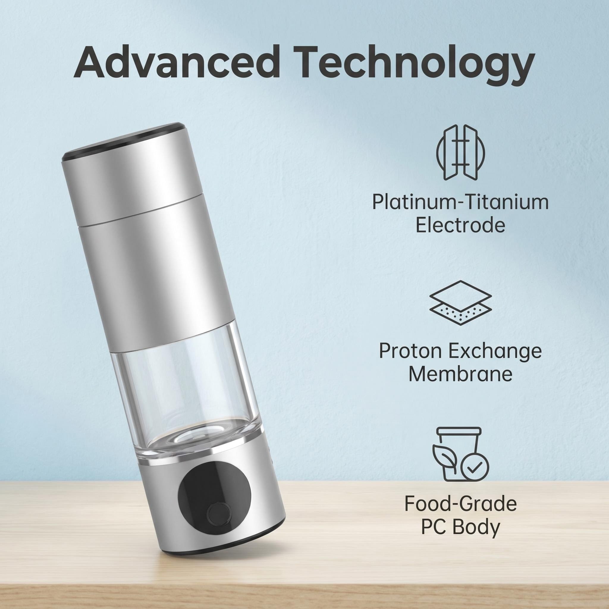 Hydrogen-oxygen Separation Hydrogen-rich Water Bottle