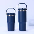 Load image into Gallery viewer, Stainless Steel Tumbler with Straw, Vacuum Insulated Water Bottle
