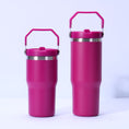 Load image into Gallery viewer, Stainless Steel Tumbler with Straw, Vacuum Insulated Water Bottle
