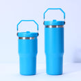 Load image into Gallery viewer, Stainless Steel Tumbler with Straw, Vacuum Insulated Water Bottle

