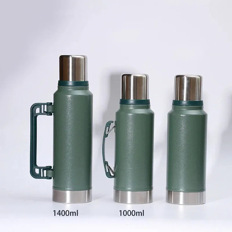 Double Wall Stainless Steel Thermos Bottle Portable Vacuum Flask Large capacity Insulated Water Bottle Tumbler Tea Cup Mug