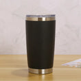 Load image into Gallery viewer, Personalized Name or Text Tumbler, 20oz Stainless Steel with Lid & Straw, Custom Travel Coffee Mug
