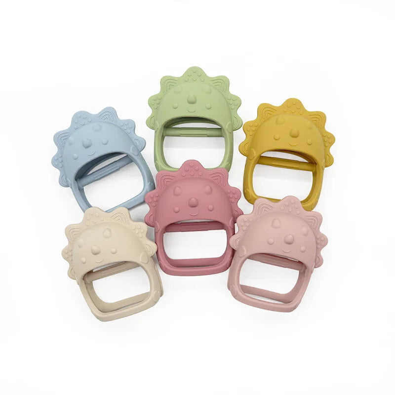 New Design Soft Silicone Teethers For Baby Newborn Training Grip