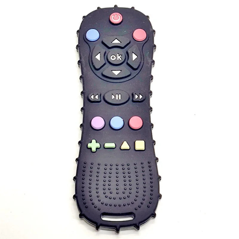 Food grade silicone remote control teething toys