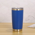 Load image into Gallery viewer, Personalized Name or Text Tumbler, 20oz Stainless Steel with Lid & Straw, Custom Travel Coffee Mug
