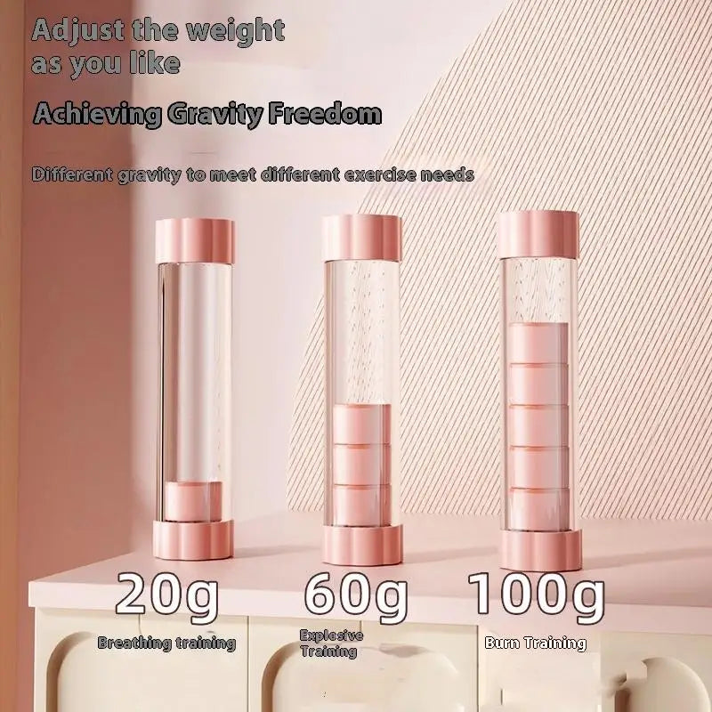 Adjustable Diaphragm Breathing Dumbbell Trainer For Lung Capacity Expander