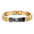Load image into Gallery viewer, Custom Eyes Photo Bracelet Personalized Eyes Picture Bracelets Engraved Lover's Eye Stainless Steel Valentine's Day Jewelry Gift
