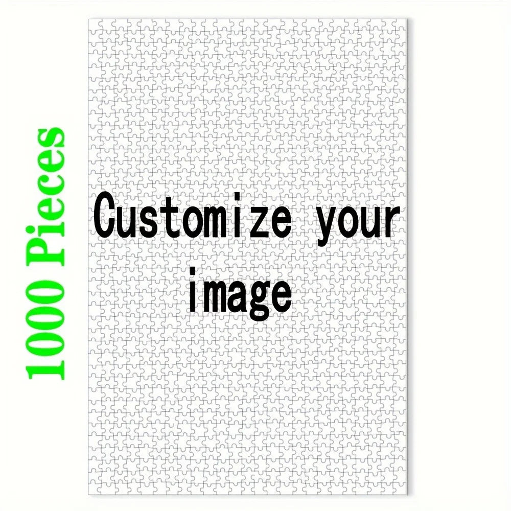 1000 Pcs Custom Puzzles with Your Own Design, Personalized Gifts
