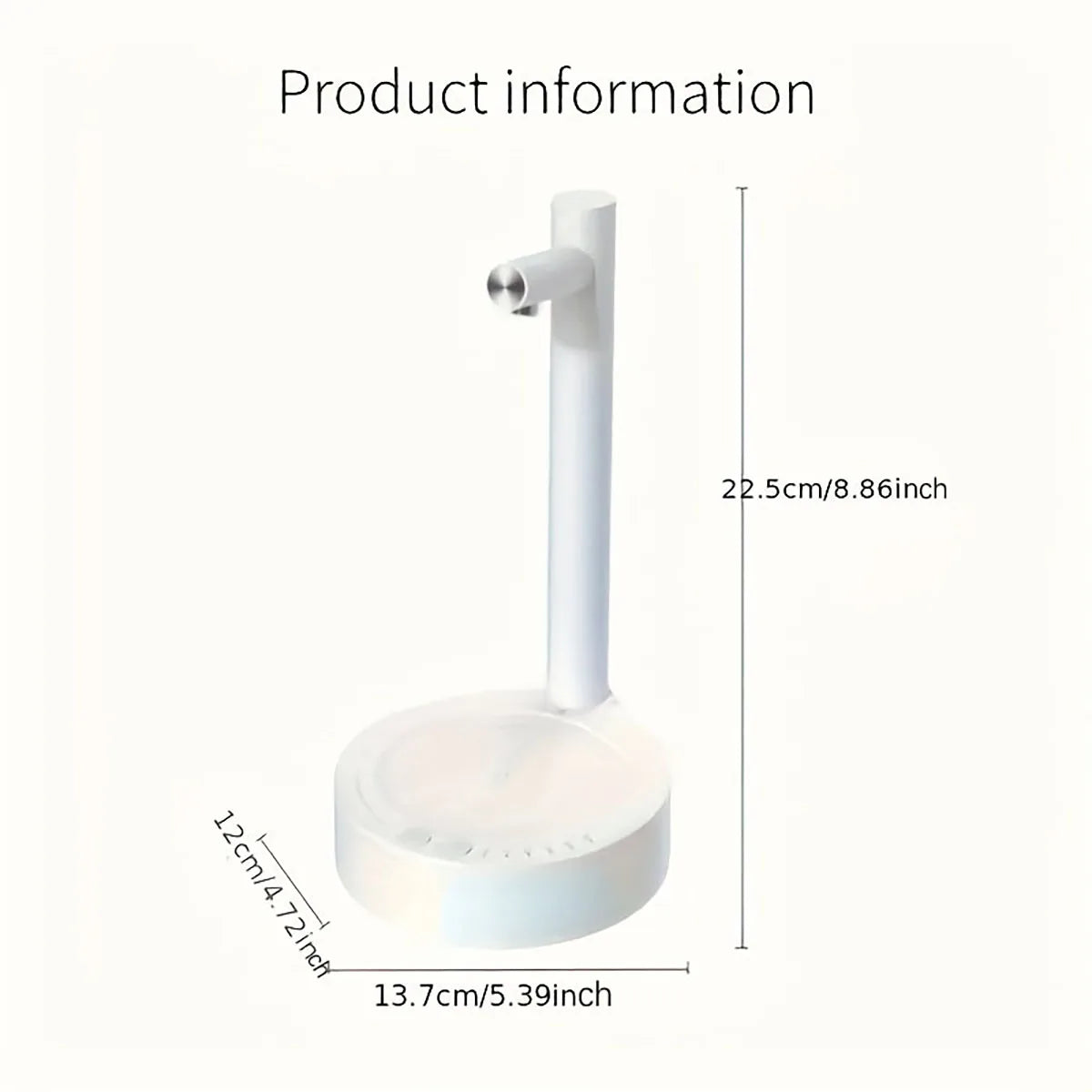 Rechargeable smart desktop water pump