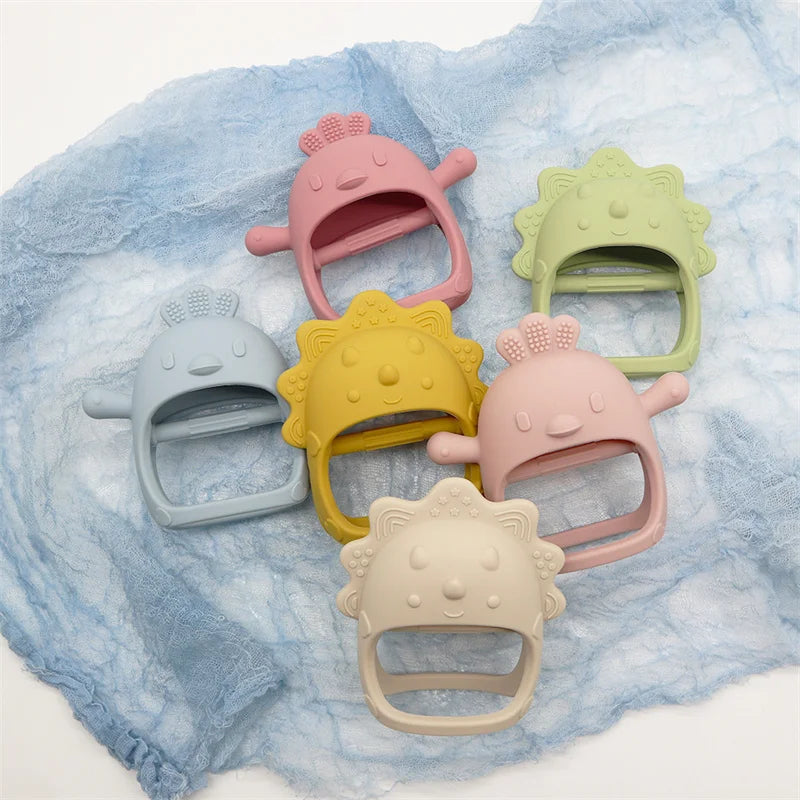New Design Soft Silicone Teethers For Baby Newborn Training Grip
