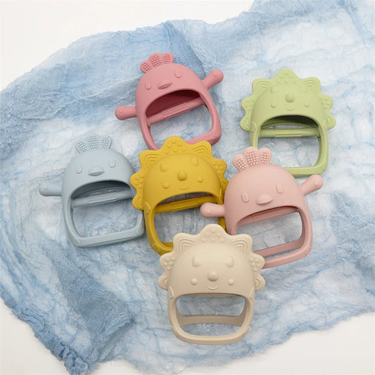 New Design Soft Silicone Teethers For Baby Newborn Training Grip