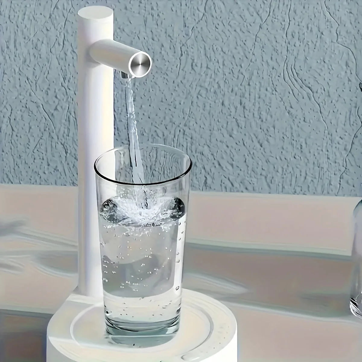 Rechargeable smart desktop water pump