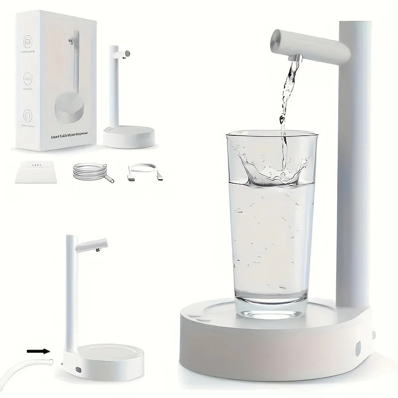 Rechargeable smart desktop water pump