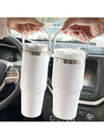 Load image into Gallery viewer, Stainless Steel Tumbler with Straw, Vacuum Insulated Water Bottle
