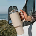Load image into Gallery viewer, 40oz 304 Stainless Steel Thermal Water Bottle With Handle & Straw
