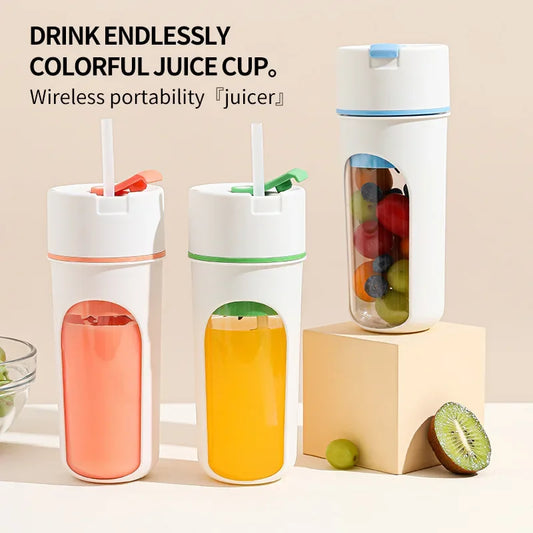 Electric Juicer Multifunctional Portable Juicer Fruit Blender Milkshake Juicer