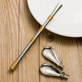 Load image into Gallery viewer, Stainless Steel Drinking Straw & Spoon in 1, Reusable Metal Washable Filter Straw
