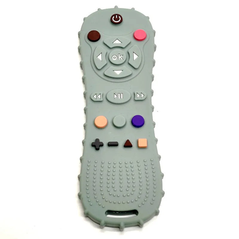 Food grade silicone remote control teething toys