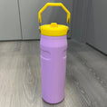 Load image into Gallery viewer, BPA-Free 304 Stainless Steel Vacuum Bottle with Straw & Handle, Leak-Proof Double-Layer Thermos for Hot/Cold Drinks
