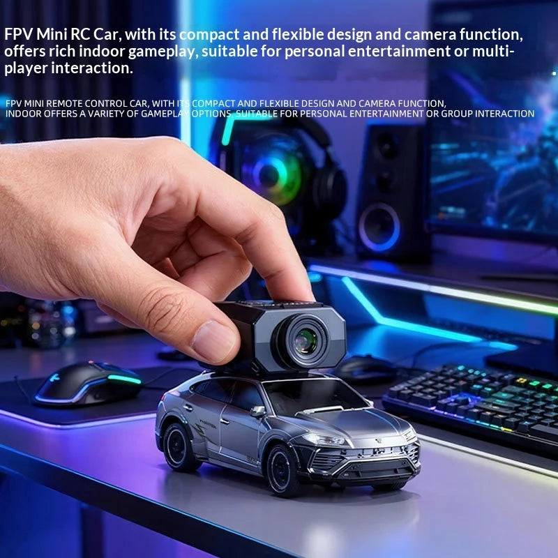 Full Proportion Fpv Rc Drift Car With Camera Electric First Person View App Control Mini Toy Car For Kids Boys Indoor Play