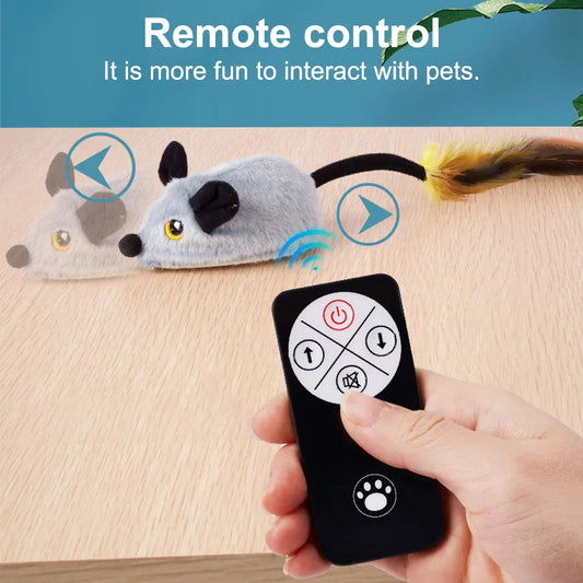 Interactive Cat Toy Electronic Mouse Moving