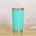 Load image into Gallery viewer, Personalized Name or Text Tumbler, 20oz Stainless Steel with Lid & Straw, Custom Travel Coffee Mug
