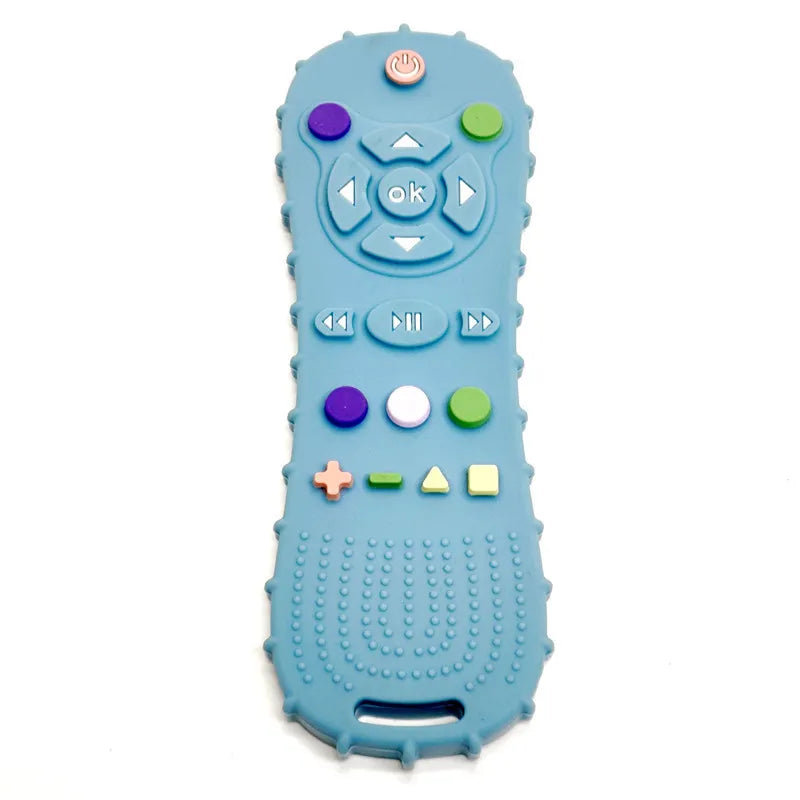 Food grade silicone remote control teething toys