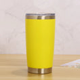 Load image into Gallery viewer, Personalized Name or Text Tumbler, 20oz Stainless Steel with Lid & Straw, Custom Travel Coffee Mug
