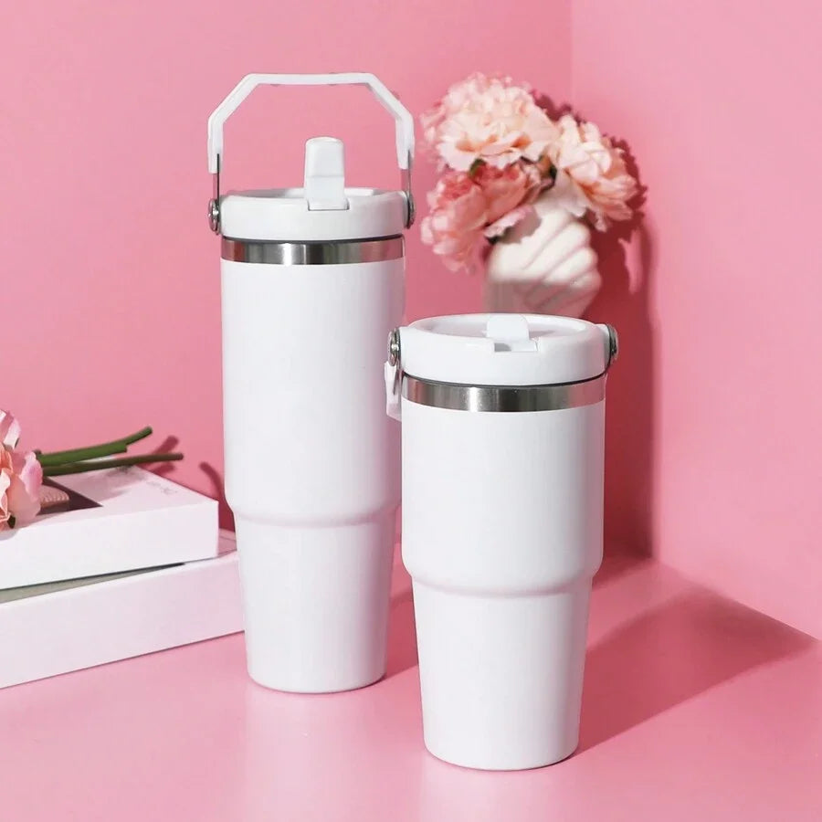 20/30OZ Vacuum Stainless Steel Tumbler with Handle