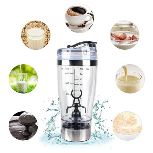 450ML Electric Mixing Cup Portable Shaker Bottle