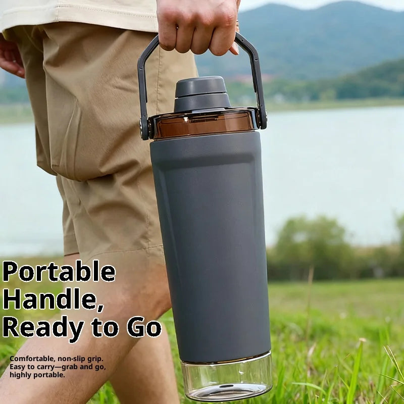 New American-style Large-mouthed Cup Stainless Steel Coffee Cup Portable Car Vacuum Insulated Cup Outdoor Leisure Casual Cup