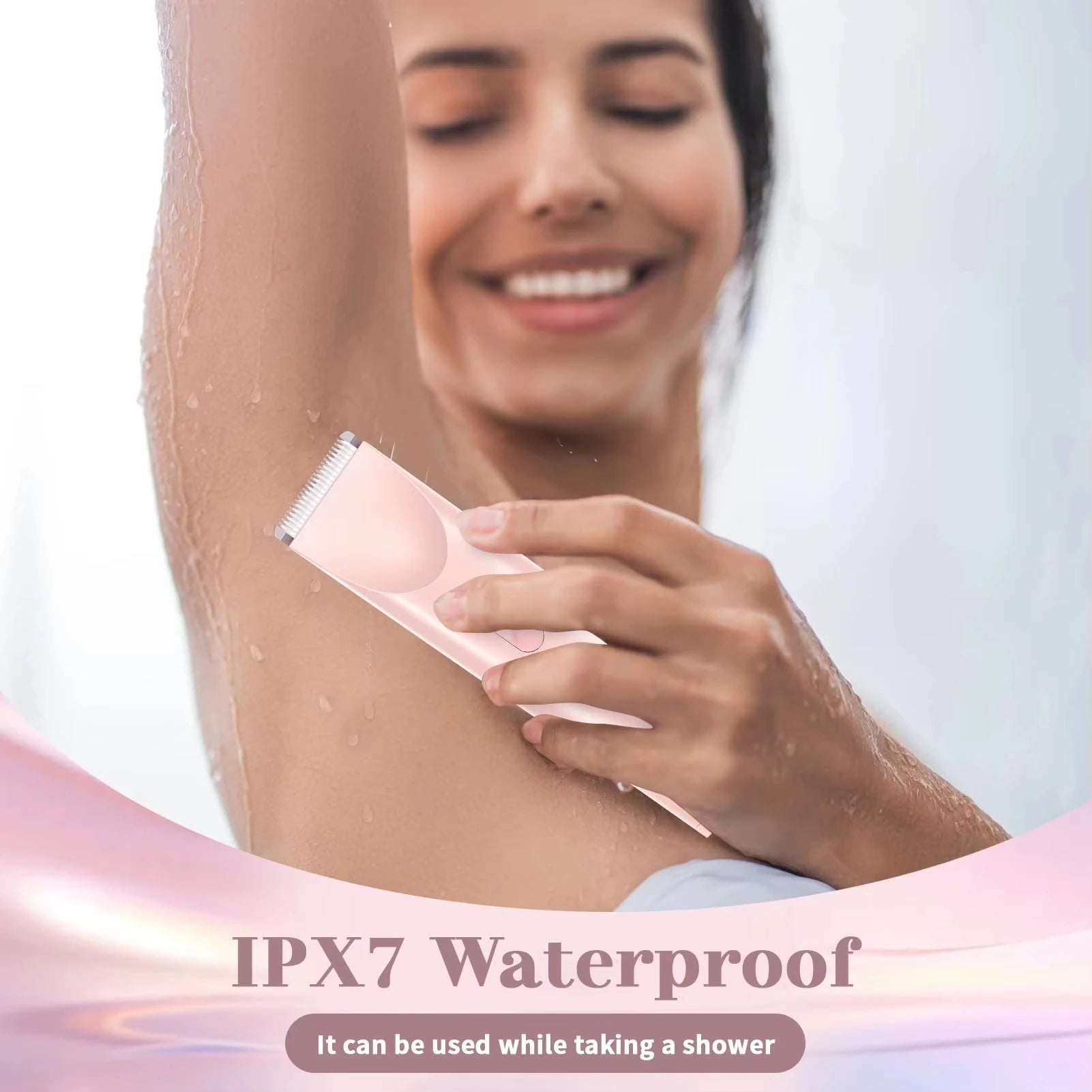 Waterproof Rechargeable Electric Double Headed Shaver For Women Bikini Trimmer Body Hair Remover