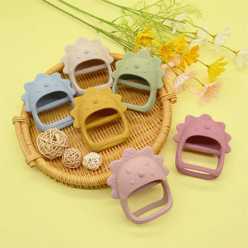 New Design Soft Silicone Teethers For Baby Newborn Training Grip