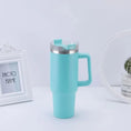 Load image into Gallery viewer, 40oz 304 Stainless Steel Thermal Water Bottle With Handle & Straw
